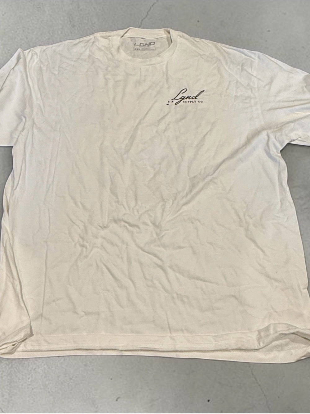 Legend White Crewneck T-Shirt - Men size XXL-